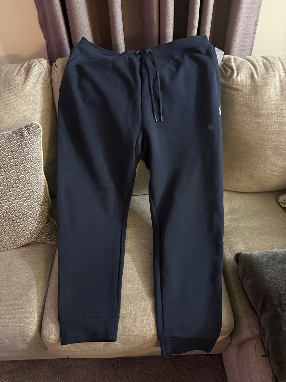 Polo by Ralph Lauren Navy Drawstring Jogger Pants